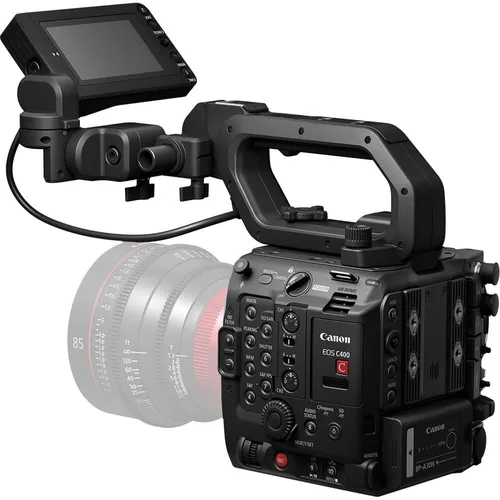 Vista 7 de Canon Cámara de cine EOS C400 6K de marco completo con montaje RF, triple base ISO, luz RAW de cine interno, diseño compacto (6388C002) + Canon RF