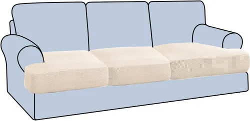 Vista 57 de H.VERSAILTEX Funda elástica para sillón con cojín en forma de T, fundas de cojín en T para sillón y sofá de sala de estar, funda para sofá, funda