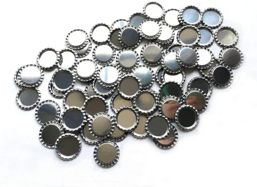 Vista 12 de RUTICH 100 calcomanías planas decorativas para botellas, calcomanías de doble cara impresas para lazos para el cabello, colgantes de bricolaje