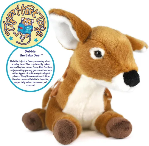 Vista 4 de TigerHart Debbie The Baby Deer - Peluche de 10 pulgadas