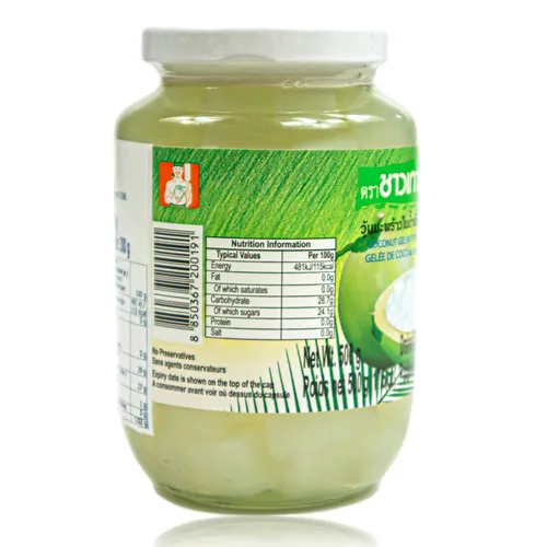 Vista 4 de [Chaokoh] Gel de coco en almíbar Peso neto: 17.64 oz. De Tailandia