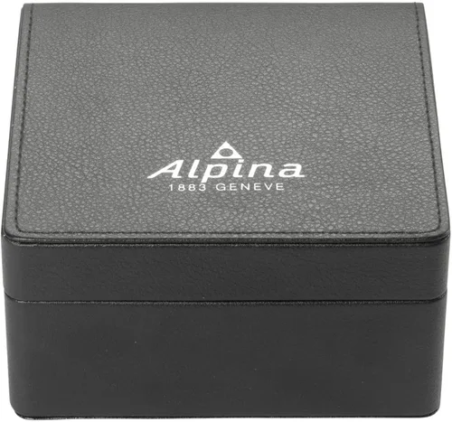 Vista 3 de Alpina Correa de fibra de vidrio negra Alpiner X para hombre (AL-283LBB5AQ6), Negro y Negro, Alpiner X - Reloj inteligente de fibra de vidrio negra