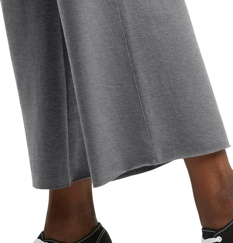 Vista 4 de Hanes Originals - Pantalones cortos de pierna ancha para mujer, pantalones retro ligeros de rizo francés, 25 pulgadas