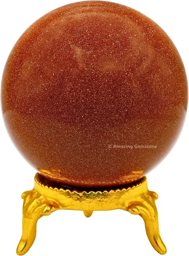 Vista 25 de Amazing Gemstone Bola de cristal de Amazonita con soporte, bolas de meditación de esfera de cristal de 2 pulgadas para brujería y bolas decorativas
