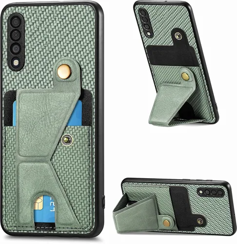 Vista 223 de Funda para Oppo K10x / OnePlus Nord CE 2 Lite 5G Funda para Realme 9 5G / 9 Pro / Q5 / V25 Funda de piel sintética con ranuras para tarjetas