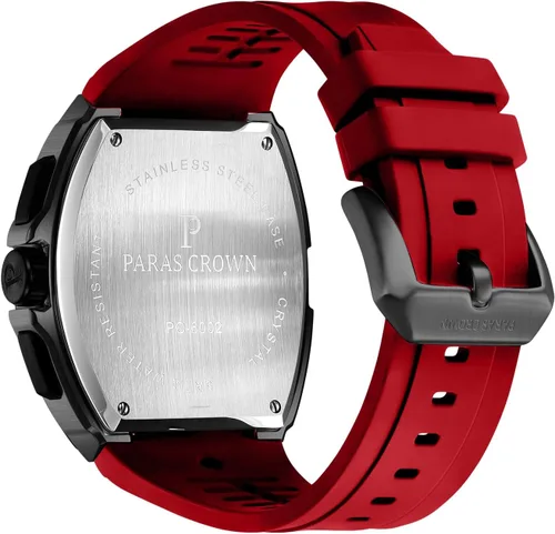 Vista 2 de Paras Crown - Reloj militar para hombre, movimiento japonés, impermeable, deportivo