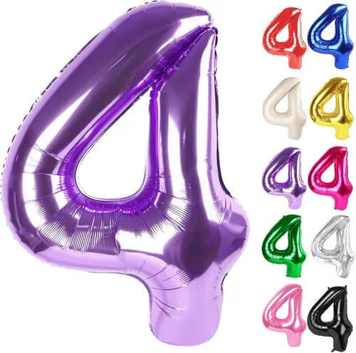 Vista 43 de Globo negro del número 0 de 40 pulgadas – globo número 0, decoraciones