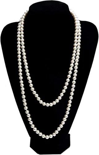 Vista 4 de DRESHOW - 1920s accesorios, sets , disfraz Gatsby, diadema, aretes, guantes