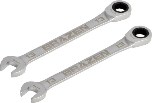 Vista 7 de BRAZEN Paquete de cinco llaves de trinquete de 1/2" (estándar)