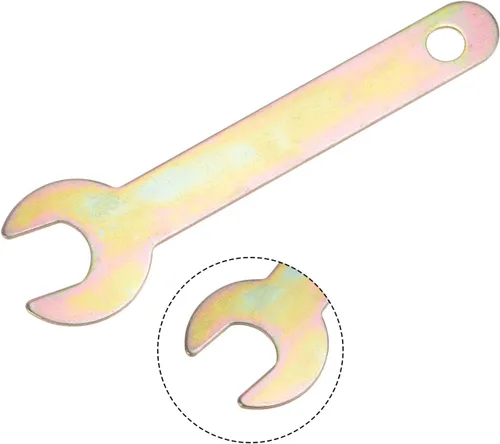 Vista 5 de HARFINGTON Herramienta rotativa Llave inglesa de metal Tuerca de bloqueo Kit Llave terminada Llave inglesa Amoladora Llave angular Llave inglesa