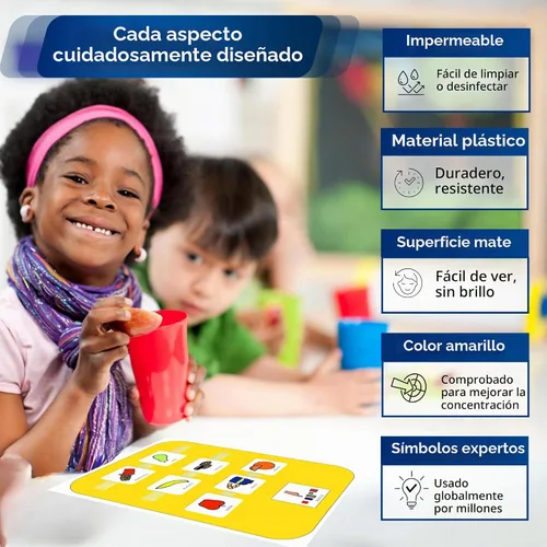 Vista 4 de Tablero de elección de aperitivos, comunicación no verbal A4 para niños