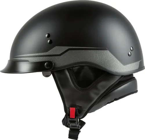 Vista 12 de GMAX Medio casco de retribución HH-65 - Aprobado por FMVSS 218