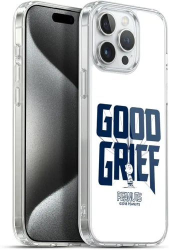 Vista 57 de Head Case Designs Funda de gel con licencia oficial de Peanuts Charlie Brown Good Grief Rock Tees [protección de grado militar] compatible con Apple