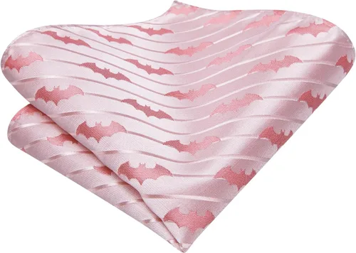 Vista 88 de Hi-Tie Corbatas de seda para hombre, diseño de cachemira a rayas, con bolsillo, gemelos cuadrados, conjunto formal de negocios