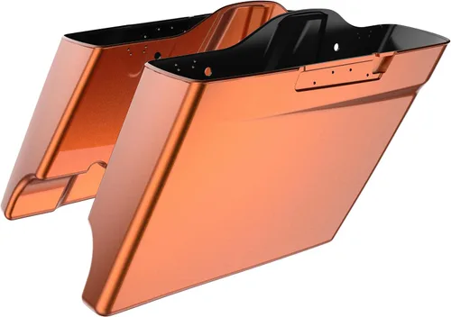Vista 36 de Alforjas extendidas para Harley Touring Street Glide, Electra Glide, Road Glide 2014-2023 (whisky ámbar)