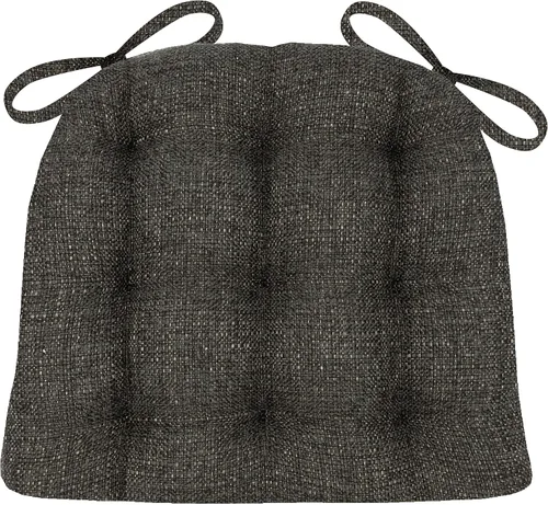 Vista 13 de Barnett Home Decor Cojines para silla de comedor Brisbane plateado gris con lazos - Tamaño mediano 16.5 x 18 Almohadilla para silla - Relleno