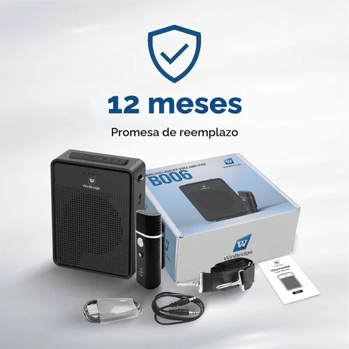 Vista 9 de Amplificador de voz inalámbrico con micrófono Lavalier Bluetooth B006