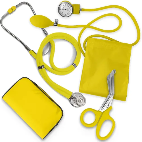 Vista 10 de ASA TECHMED Paquete de inicio para enfermeras y EMT Estetoscopio, monitor de presión arterial y tijeras de trauma de 19.1 cm EMT Regalo ideal