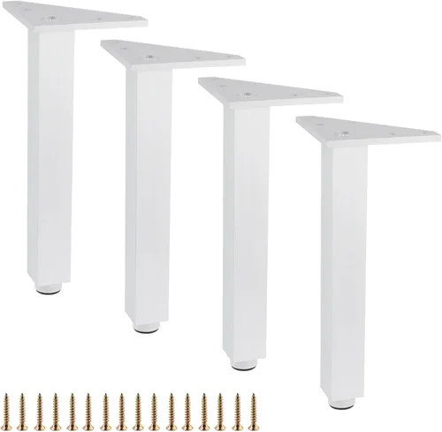 Vista 19 de Geesatis Patas de mesa ajustables resistentes de 10 pulgadas, 4 patas Negro