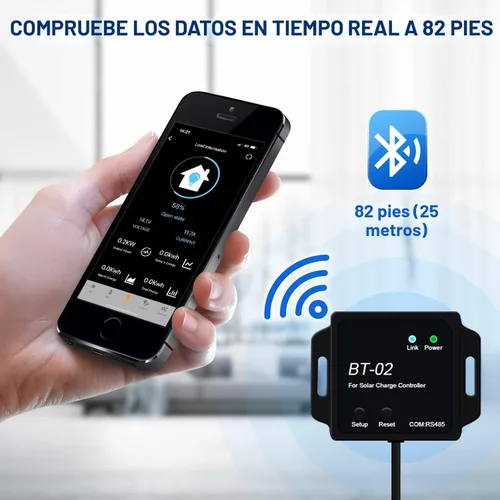 Vista 6 de ECO-WORTHY Kit de panel solar premium de 400 vatios y 12 voltios: 4 piezas de panel solar de 100 W + controlador de carga MPPT de 40 A + módulo