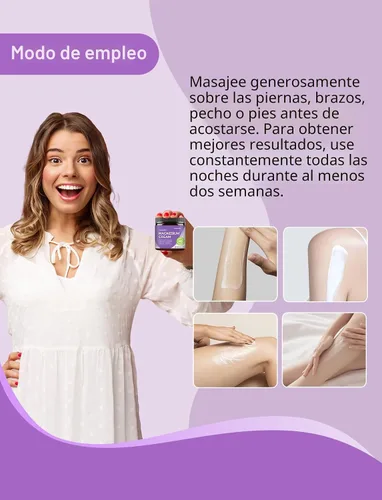 Vista 5 de stilip Crema Tópica Natural de Magnesio para el Sueño, Loción Nocturna de Magnesio para el Dolor y Calambres en las Piernas, Relajación Muscular