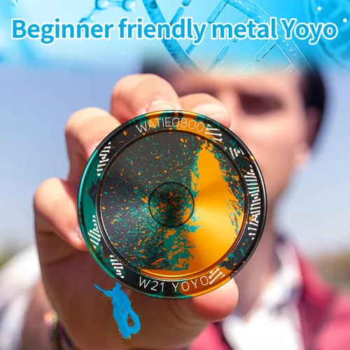 Vista 4 de Yoyo R8 Responsive Yoyo para principiantes, Yoyos profesionales no responsivos para adultos Pro Yoyos de trucos de metal con kit de rodamientos Yo