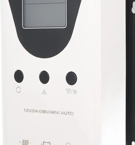 Vista 9 de PWM Controlador solar, pantalla LCD, detección automática DC 12V/24V/36V/48V, regulador de panel solar, para batería de litio, etc. (100A)