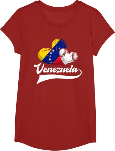 Vista 81 de Camiseta de béisbol venezolana con diseño de corazón y bandera de Venezuela, Negro