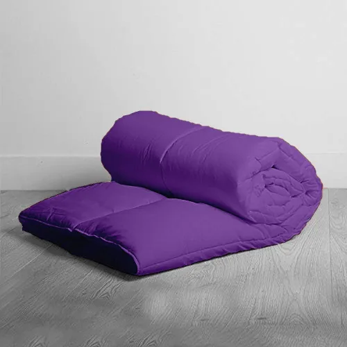 Vista 2 de BedDecor Edredón de relleno de microfibra de alta calidad de 400 GSM, alternativo de plumón sintético, 600 hilos, 100% algodón egipcio sólido