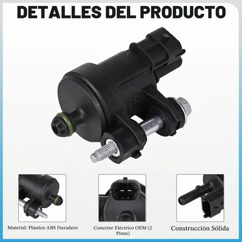 Vista 3 de Válvula de purga de recipiente de vapor, compatible con Buick Enclave LaCrosse Cadillac ATS CTS SRX XTS Chevy Caprice Equinox Impala, GMC Acadia