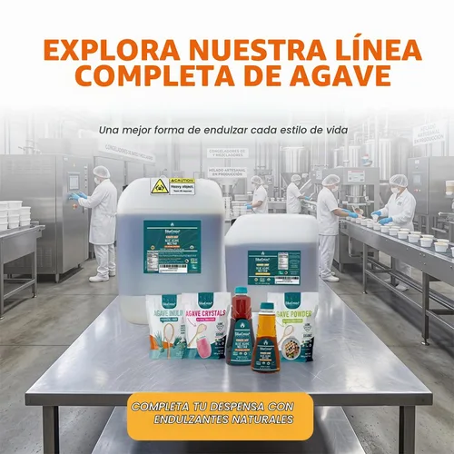 Vista 8 de BLUE GREEN ORGANICS - Néctar de agave azul crudo de 44 libras, edulcorante natural orgánico a granel, recipiente de 4 galones para restaurantes