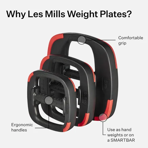 Vista 6 de Les Mills™ SMARTBAR™ Y Set de Pesas y Placas de Ejercicio para Entrenamientos de Cuerpo Completo