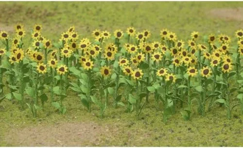Vista 2 de JTT Scenery Products Serie de plantas con flores: girasoles, 1