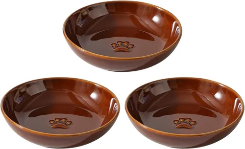 Vista 11 de Havniva Platos de cerámica anchos para gatos con protección para bigotes, juego de 3 tazones de cerámica para gatos, plato antideslizante