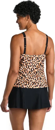 Vista 2 de Top de traje de baño tankini de cuello alto