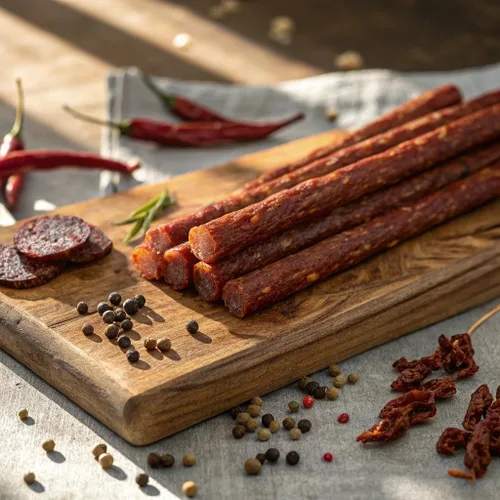 Vista 4 de Jack Link's Teriyaki Beef Jerky Multipack – Paquete de 20 bolsas de 0.625 onzas – Snacks de proteína de carne real listos para comer, 0.27 oz