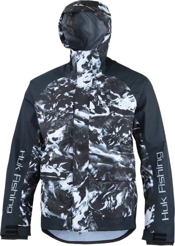 Vista 2 de HUK Chaqueta impermeable para hombre Torurnament a prueba de viento y agua