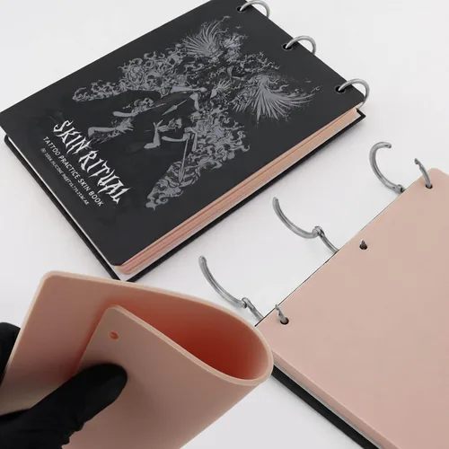 Vista 5 de 3mm SkinRitual Tattoo Practice Skins Book, 8Pcs Fake Skins, Tattoo Supplies