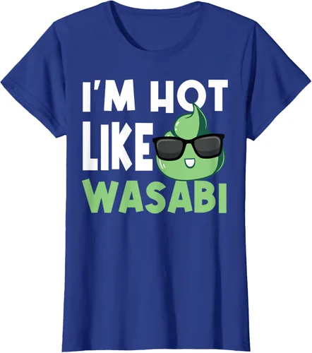 Vista 8 de Wasabi - Camiseta de condimentos de pasta picante de rábano picante japonés, Negro