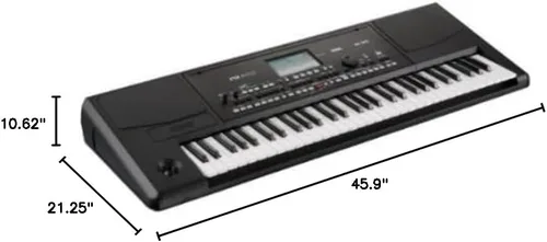 Vista 3 de Korg PA300 61 teclado electrónico con pantalla táctil a