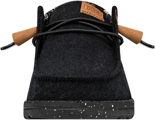 Vista 7 de Hey Dude Wendy - Zapatos de lona lavada para mujer Mocasines con cordones para mujer cómodos y ligeros
