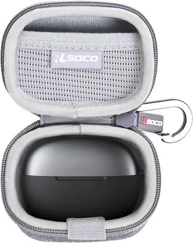 Vista 8 de RLSOCO Estuche Protector para Auriculares de Oído Abierto SHOKZ OpenDots ONE, Auriculares Inalámbricos Bluetooth - Negro (Solo Estuche)