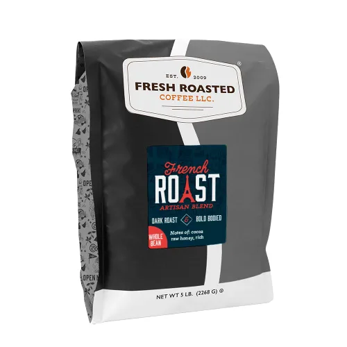 Vista 22 de Fresh Roasted Coffee, Blackbeard's Revenge, 12 onzas, tostado medio, Kosher, grano entero