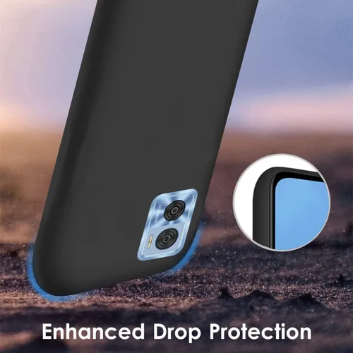 Vista 5 de Styletify Funda de fotos personalizada para Moto E22/E22i, funda de silicona a prueba de golpes, funda de teléfono personalizada de caramelo suave