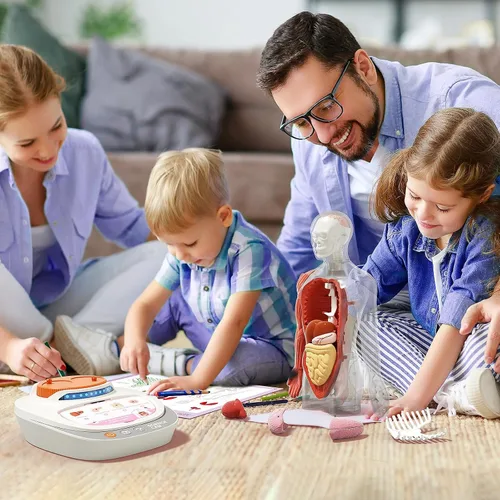 Vista 2 de Science Can Modelo de cuerpo humano para niños, juguetes interactivos