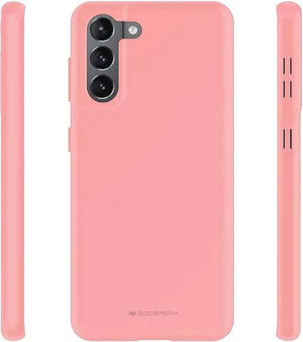 Vista 4 de GOOSPERY Funda de gelatina de sensación suave para Galaxy S21 Plus (6.7 pulgadas) Funda delgada sedosa (flamenco)