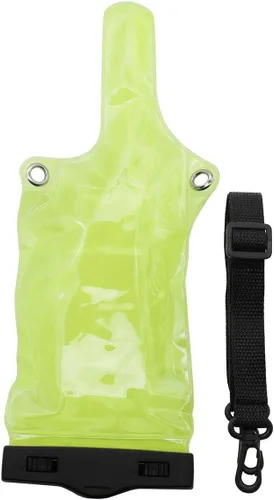 Vista 3 de Bolsa impermeable impermeable de dos vías para Motorola Kenwood Midland Walkie Talkie (verde)