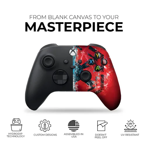 Vista 7 de DreamController Original Xbox Modded Controller Special Edition Customized Compatible with Xbox One SX, Xbox Series XS & Windows 10 Made with