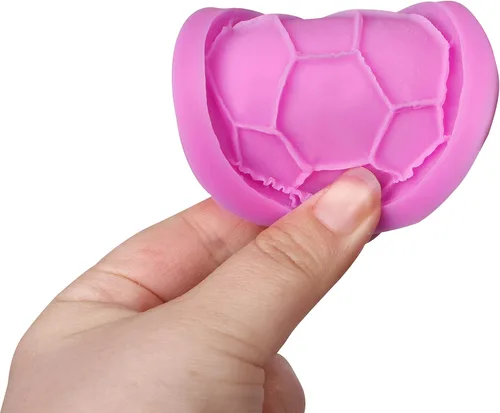 Vista 8 de Moldes de silicona para fondant de fútbol, 4 paquetes, para zapatillas de fútbol, moldes de chocolate para decoración de pasteles de cumpleaños