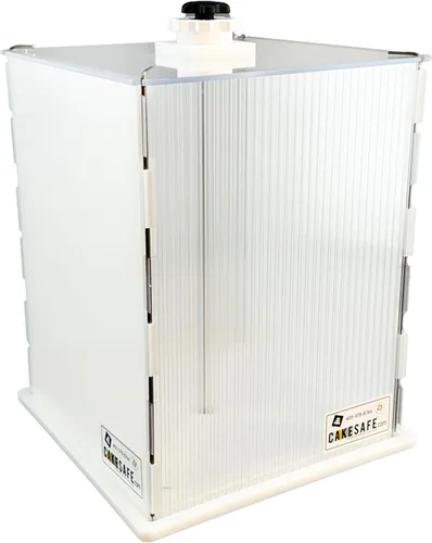 Vista 4 de CAKESAFE Transportador de pasteles Itsy Tall reutilizable, de plástico